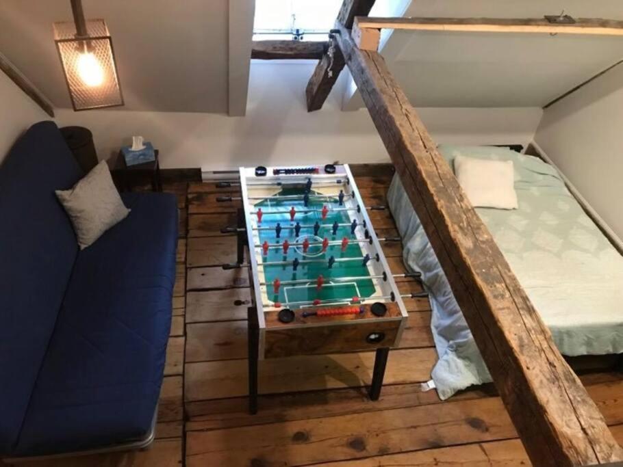 Om Chalet 1 Avec Spa Face Au Fleuve Saint-Jean Luaran gambar
